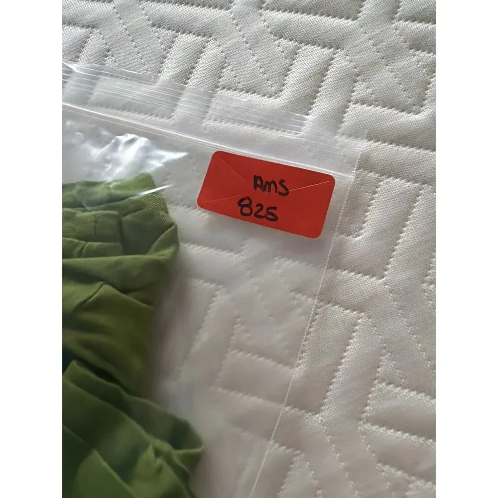 NEW Eileen Fisher 100% Organic Linen Tee Womens M Green Slub Jersey Short Sleeve - Picture 6 of 6